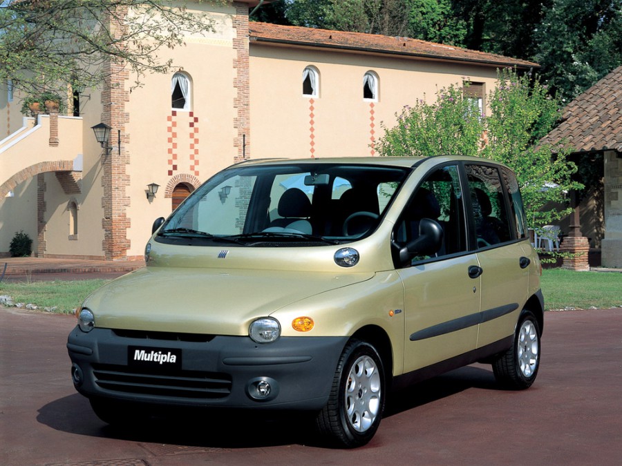 Fiat Multipla минивэн, 1999–2004, 1 поколение, 1.6 MT (103 л.с.), характеристики