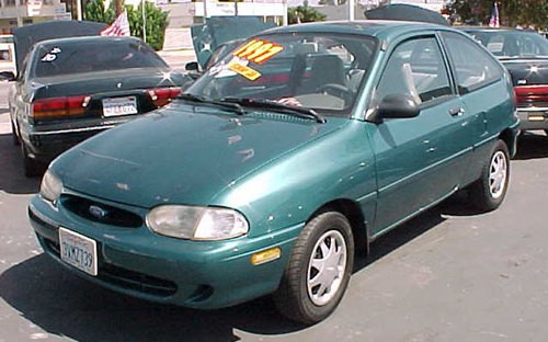 Ford Aspire хетчбэк, 1994–1998, 1 поколение, 1.3i MT (64 л.с.), характеристики