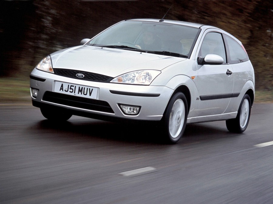 Ford Focus хетчбэк 3-дв., 2001–2004, 1 поколение [рестайлинг], 1.8 MT TD (115 л.с.), характеристики