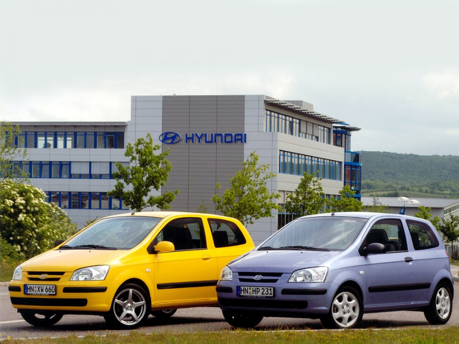 Hyundai Click хетчбэк 3-дв., 2002–2005, 1 поколение, 1.5 AT (100 л.с.), характеристики