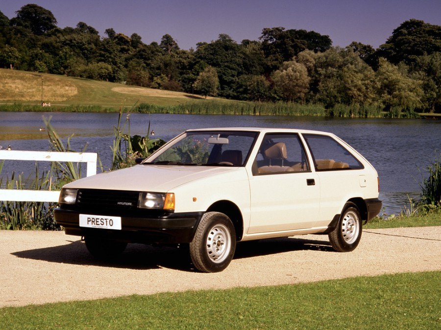 Hyundai Presto хетчбэк, 1985–1989, X1, 1.3 MT (67 л.с.), характеристики