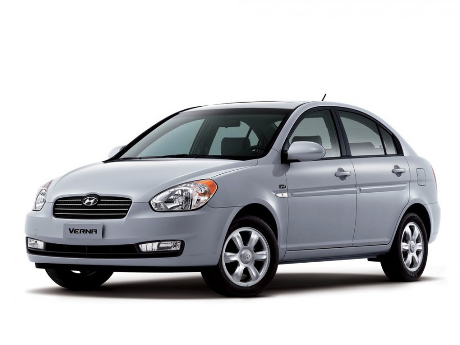 Hyundai Verna седан, 2006–2009, MC - отзывы, фото и характеристики на Car.ru