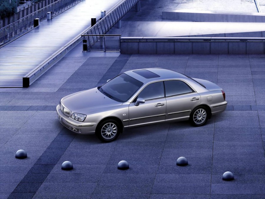 Hyundai XG седан, 2003–2005, 1 поколение [рестайлинг], 3.5 AT (197 л.с.), характеристики
