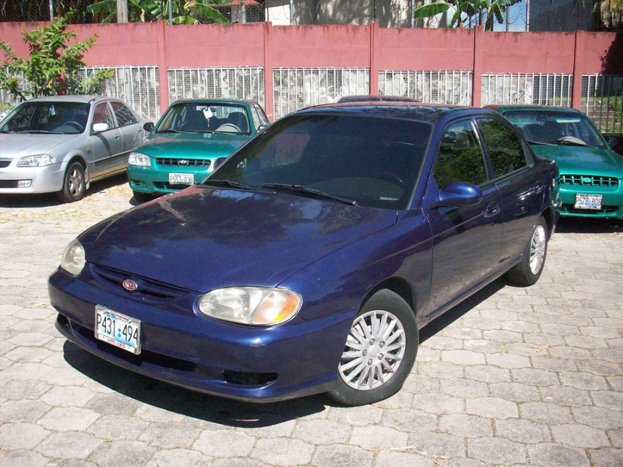 Kia Sephia седан, 1998–2004, 2 поколение, 1.5 MT (80 л.с.), характеристики