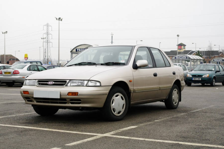 Kia Sephia седан, 1995–1998, 1 поколение, 1.8 MT (112 л.с.), характеристики