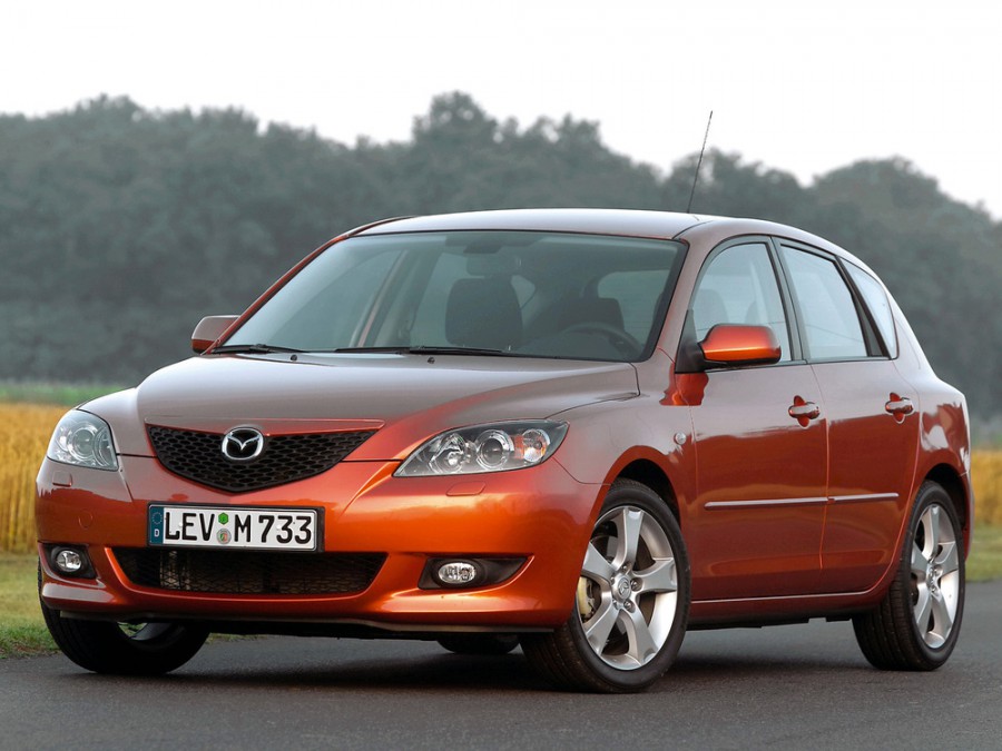 Mazda 3 хетчбэк 5-дв., 2003–2006, BK, 2.3 AT (162 л.с.), характеристики