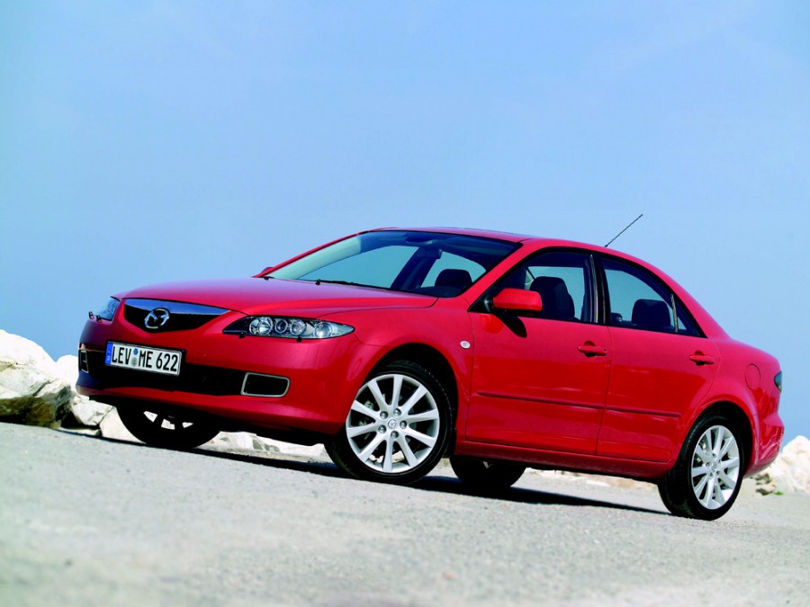 Mazda 6 седан 4-дв., 2005–2007, 1 поколение [рестайлинг], 2.0 AT (147 л.с.), характеристики