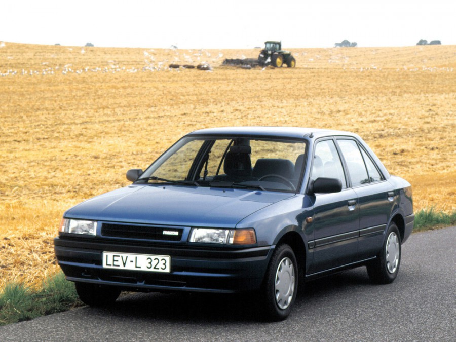Mazda 323 седан, 1989–1995, BG, 1.3i MT (75 л.с.), характеристики