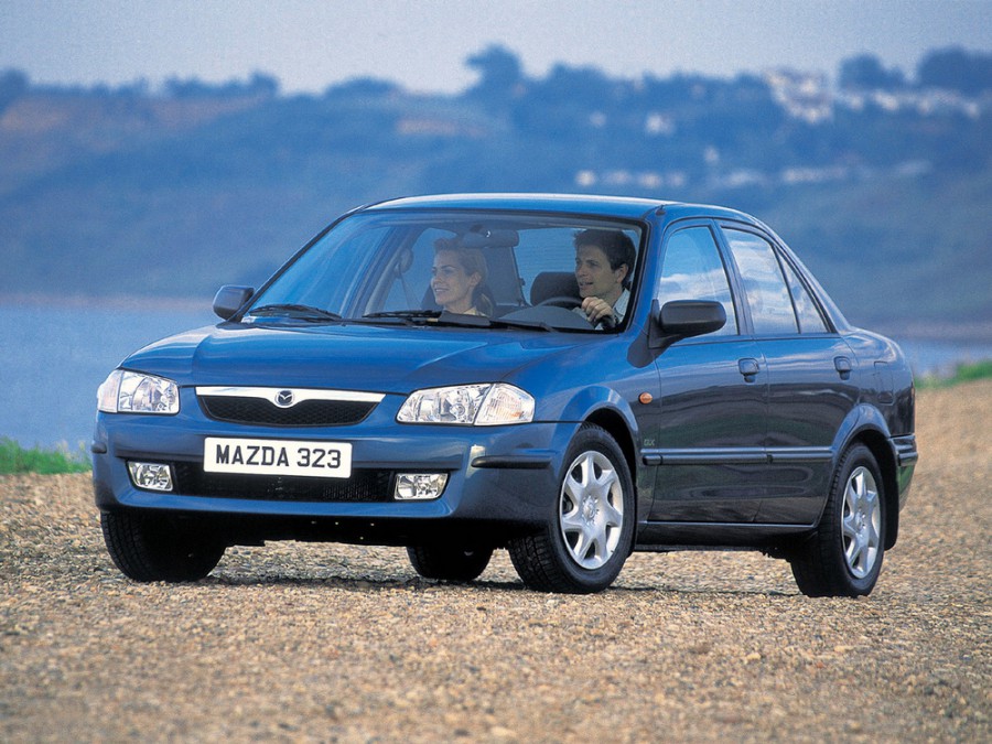 Mazda 323 седан, 1998–2000, BJ, 1.5 AT (88 л.с.), характеристики