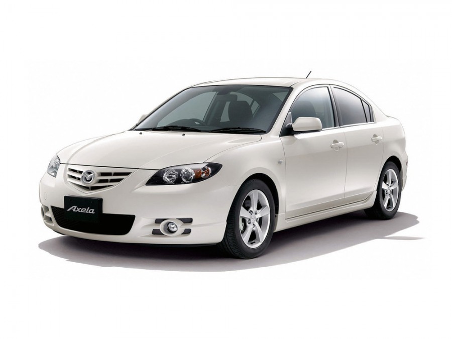 Mazda Axela седан, 2003–2009, 1 поколение, 2.0 4AT (150 л.с.), характеристики