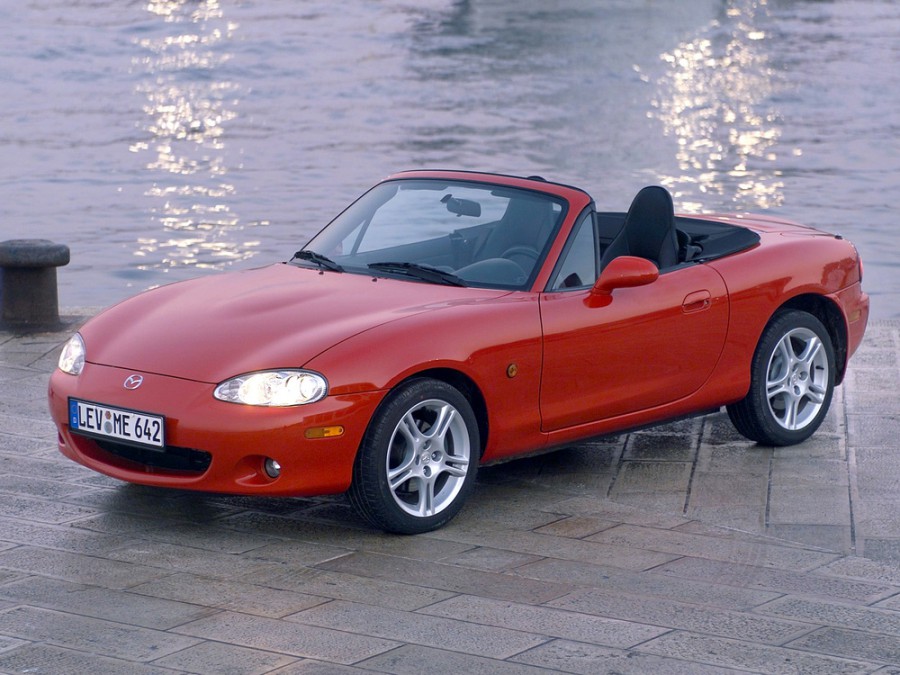 Mazda MX-5 родстер, 2000–2005, NB [рестайлинг], 1.8 5MT (146 л.с.), характеристики