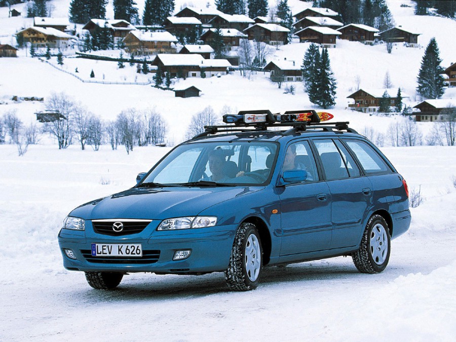 Mazda 626 универсал, 1999–2002, GF [рестайлинг] - отзывы, фото и характеристики на Car.ru