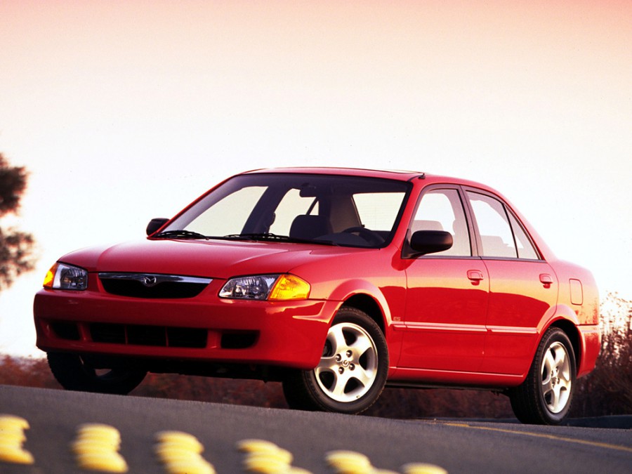 Mazda Protege седан, 1998–2000, BJ, 1.8 MT (124 л.с.), характеристики