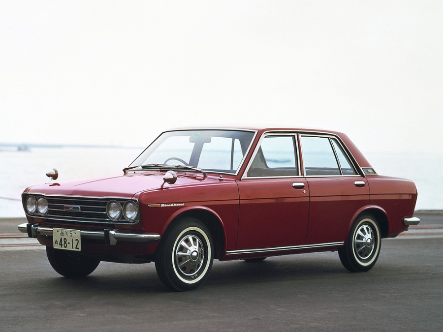 Nissan Bluebird седан 4-дв., 1967–1972, 510, 1.6 AT (79 л.с.), характеристики