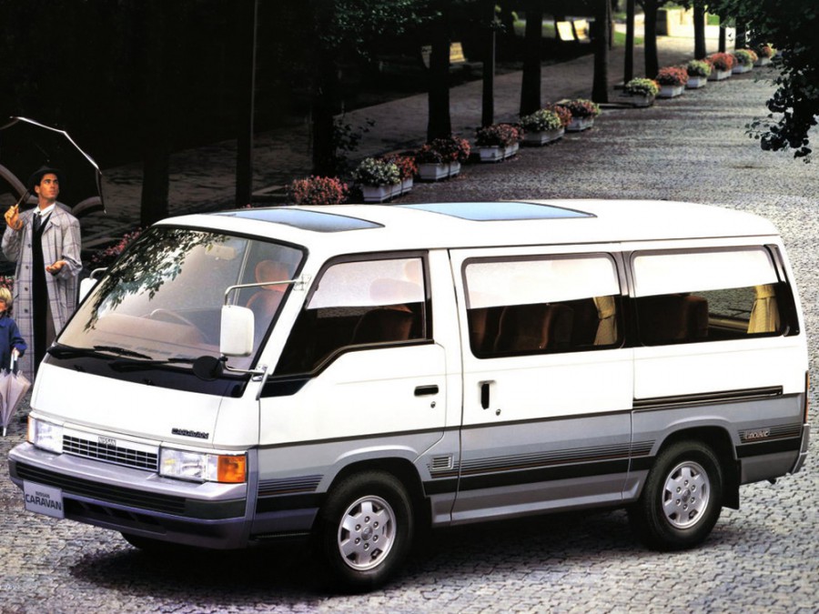 Nissan Caravan микроавтобус, 1986–2001, E24, 2.0 MT (88 л.с.), характеристики