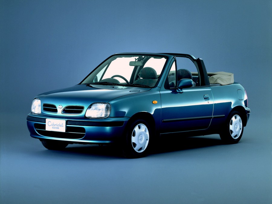 Nissan March кабриолет, 1999–2002, K11 [2-й рестайлинг], 1.4 MT (84 л.с.), характеристики
