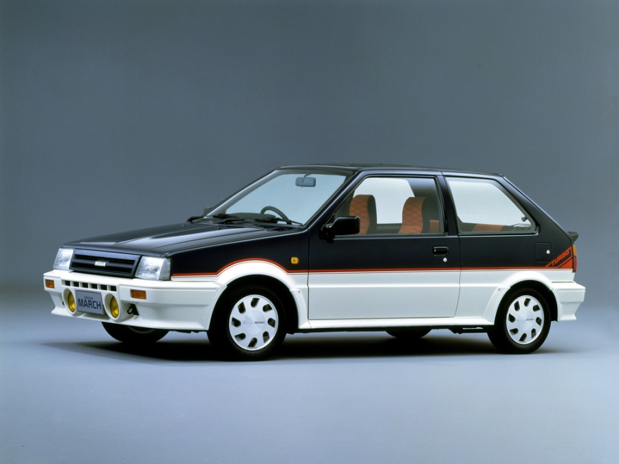 Nissan March Turbo хетчбэк 3-дв., 1985–1989, K10 [рестайлинг], 0.9 MT (85 л.с.), характеристики