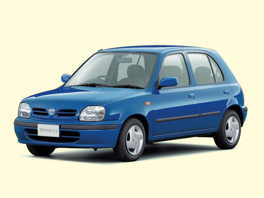 Nissan March хетчбэк 5-дв., 1999–2002, K11 [2-й рестайлинг], 1.0 MT (60 л.с.), характеристики