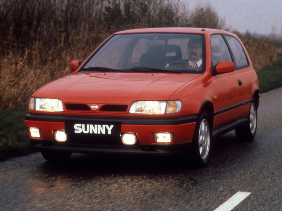 Nissan Sunny хетчбэк 3-дв., 1990–1995, N14, 1.4 MT (75 л.с.), характеристики