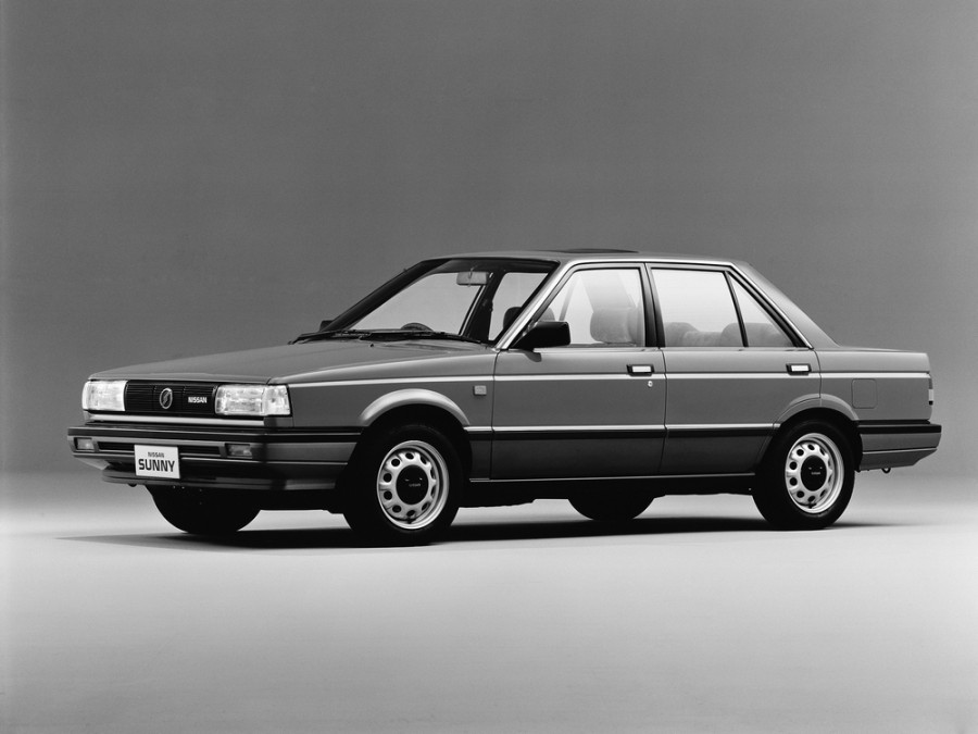 Nissan Sunny седан, 1986–1991, B12, 1.4 LX MT (75 л.с.), характеристики
