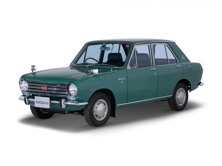 Nissan Sunny седан 4-дв., 1966–1970, B10, 1.0 MT (62 л.с.), характеристики