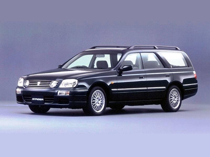 Nissan Stagea универсал 5-дв., 1998–2001, WC34 [рестайлинг], 2.5 AT 4WD (231 л.с.), характеристики