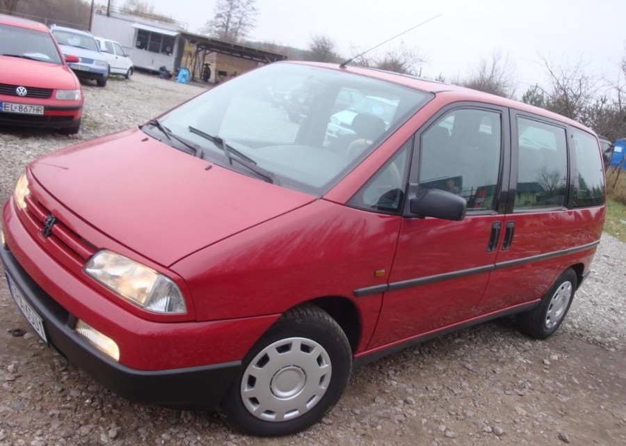 Peugeot 806 минивэн, 1994–1999, 221, 2.0 MT (121 л.с.), характеристики