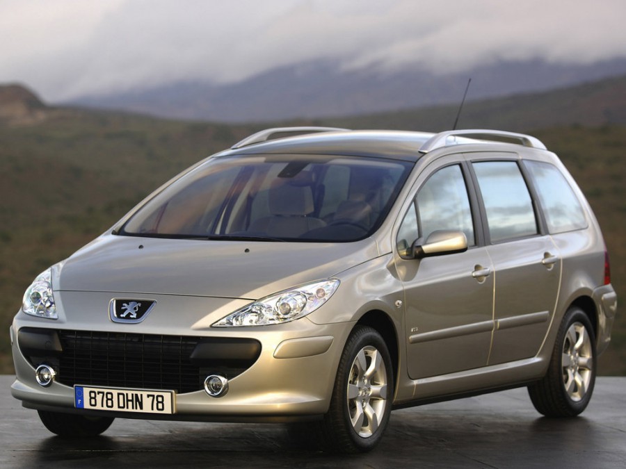 Peugeot 307 универсал, 2005–2008, 1 поколение [рестайлинг], 1.6 HDi MT (90 л.с.), характеристики