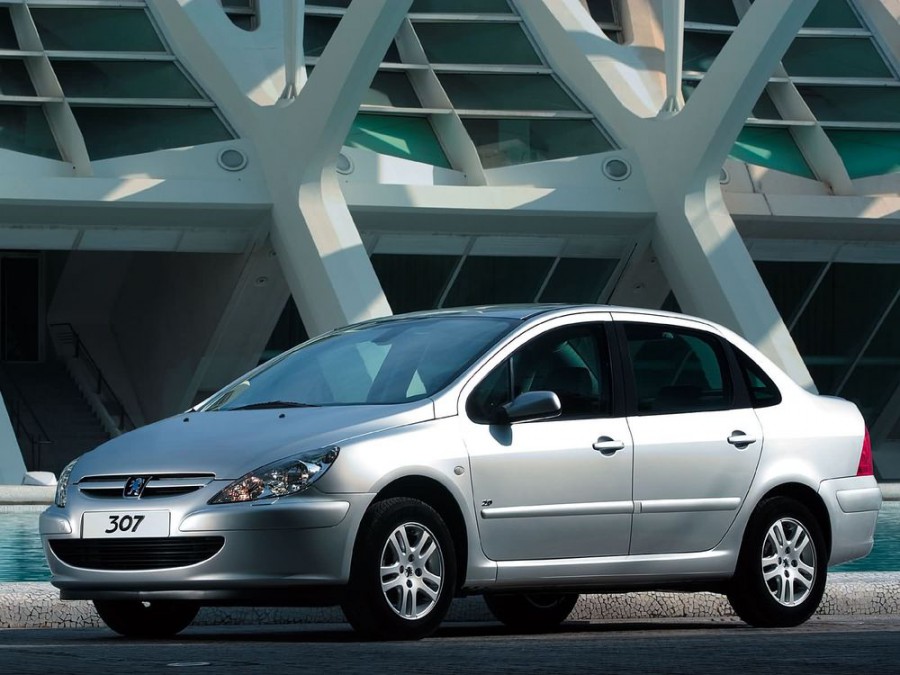 Peugeot 307 седан, 2001–2005, 1 поколение - отзывы, фото и характеристики на Car.ru