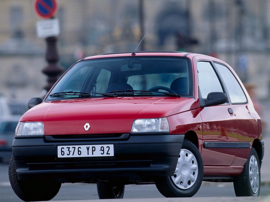 Renault Clio хетчбэк 3-дв., 1990–1997, 1 поколение, 1.9 D  MT (64 л.с.), характеристики