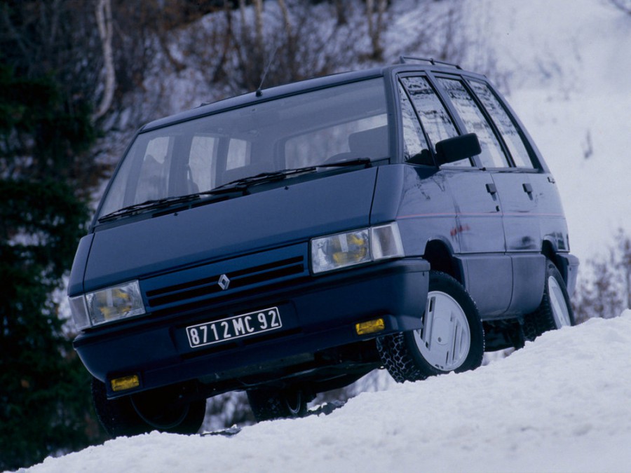 Renault Espace минивэн, 1988–1991, 1 поколение [рестайлинг], 2.0 MT (110 л.с.), характеристики