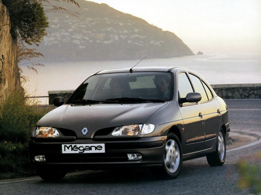 Renault Megane Classic седан, 1995–1999, 1 поколение, 1.4 MT (75 л.с.), характеристики