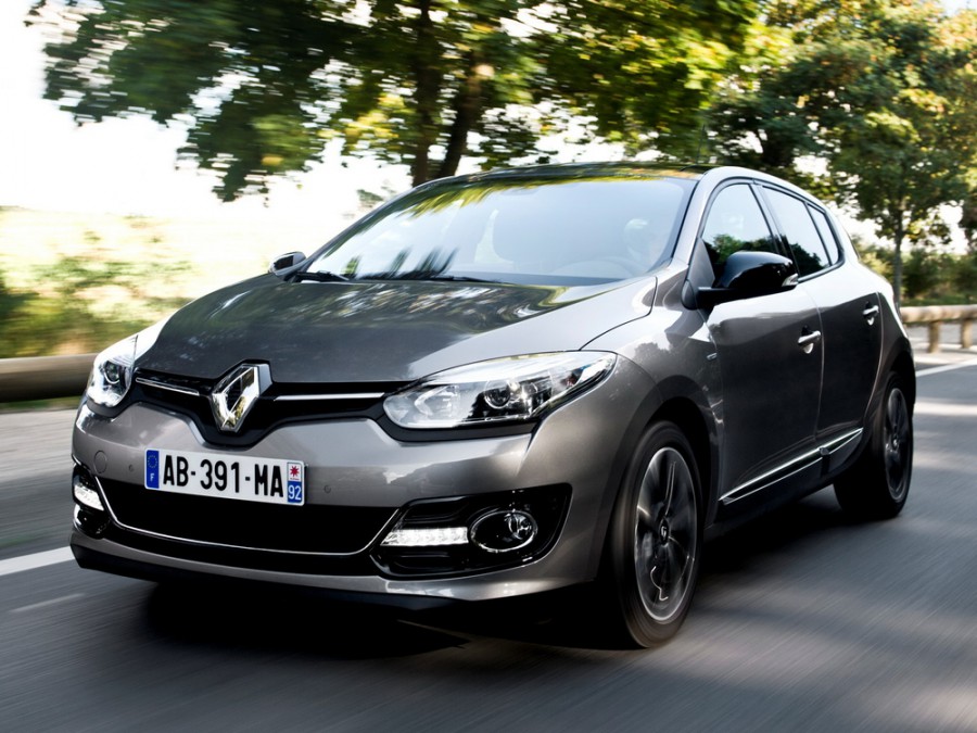 Renault Megane хетчбэк 5-дв., 2013–2016, 3 поколение [2-й рестайлинг], 1.6 CVT (114 л.с.), Expression, характеристики