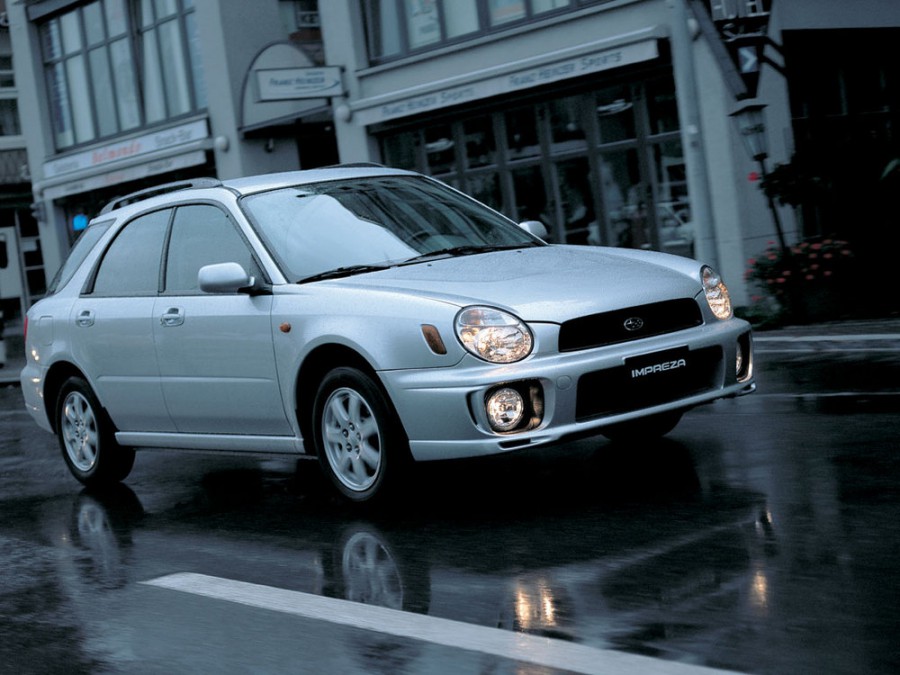 Subaru Impreza универсал, 2000–2002, 2 поколение, 1.6 MT AWD (95 л.с.), характеристики
