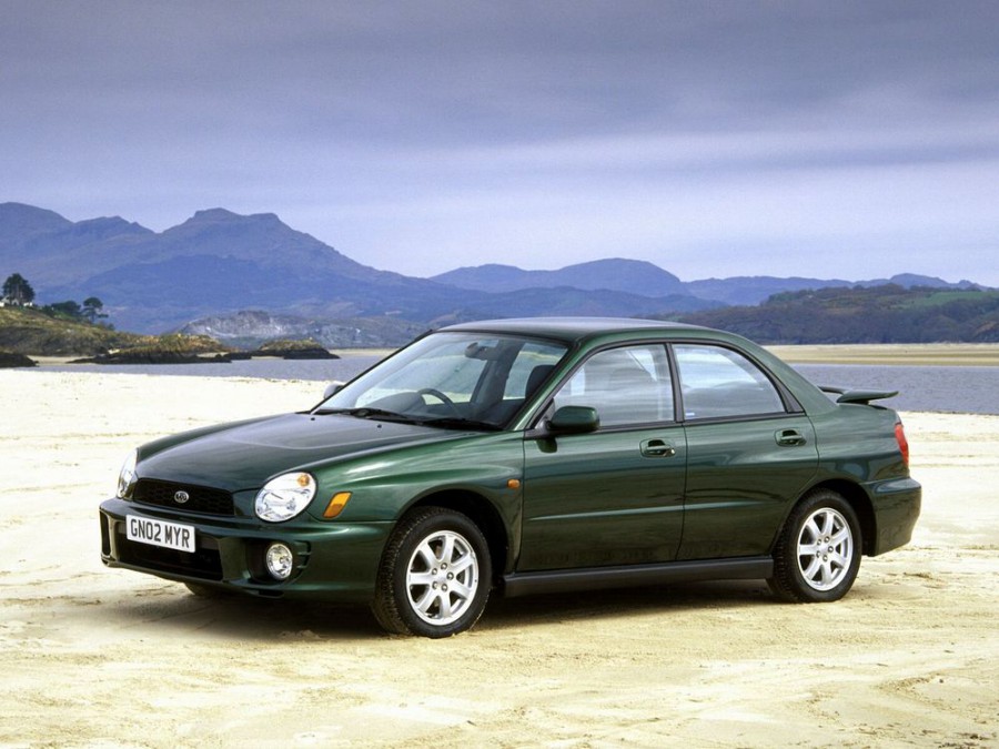 Subaru Impreza седан, 2000–2002, 2 поколение, 2.5 MT AWD (167 л.с.), характеристики