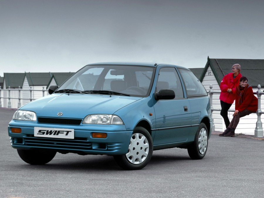 Suzuki Swift хетчбэк 3-дв., 1990–1996, 2 поколение, 1.3 MT (68 л.с.), характеристики