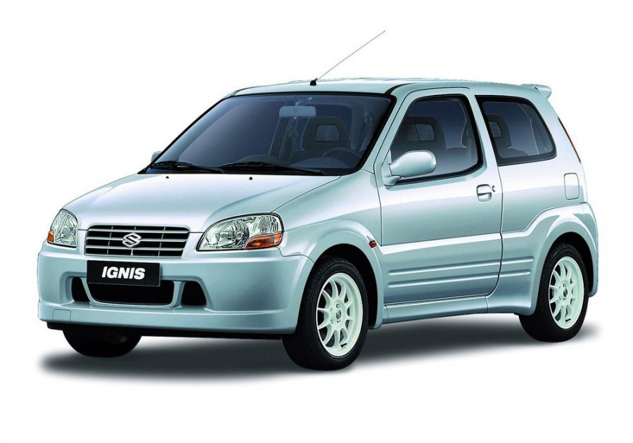Suzuki Ignis хетчбэк 3-дв., 2000–2003, 1 поколение, 1.5 MT (109 л.с.), характеристики