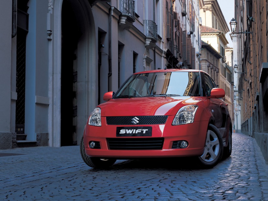 Suzuki Swift хетчбэк 5-дв., 2004–2010, 3 поколение, 1.3 MT (92 л.с.), характеристики