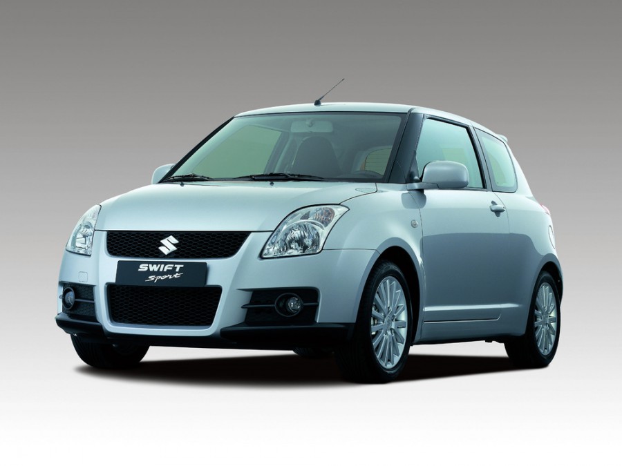 Suzuki Swift Sport хетчбэк 3-дв., 2004–2010, 3 поколение, 1.6 MT (125 л.с.), характеристики