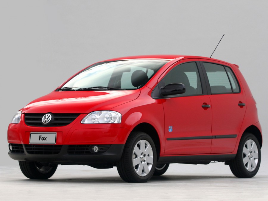 Volkswagen Fox хетчбэк 5-дв., 2005–2009, 2 поколение [рестайлинг], 1.2 MT (55 л.с.), характеристики