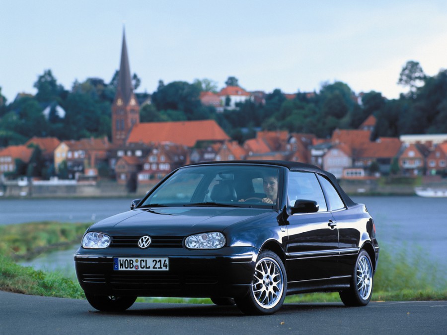 Volkswagen Golf кабриолет, 1997–2006, 4 поколение - отзывы, фото и характеристики на Car.ru
