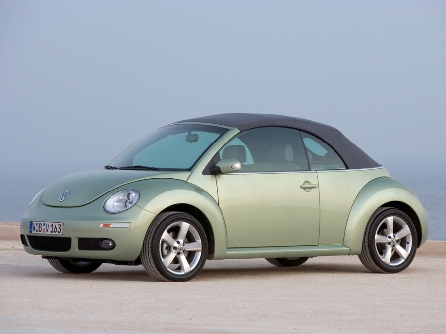 Volkswagen New Beetle кабриолет, 2005–2010, 1 поколение [рестайлинг] - отзывы, фото и характеристики на Car.ru