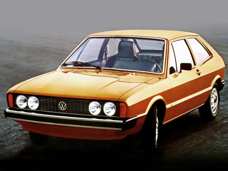 Volkswagen Scirocco купе, 1974–1977, 1 поколение, 1.6 MT (75 л.с.), характеристики