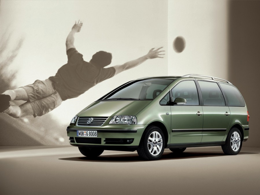 Volkswagen Sharan минивэн, 2003–2010, 1 поколение [2-й рестайлинг], 1.9 TDI MT (130 л.с.), характеристики
