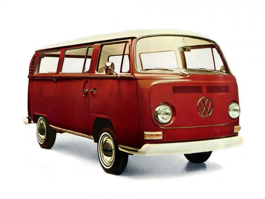 Volkswagen Transporter микроавтобус, 1967–1970, Т2, 1.6 MT (47 л.с.), характеристики