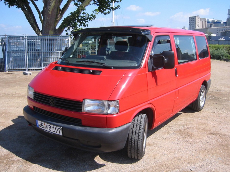 Volkswagen Transporter микроавтобус, 1990–2003, T4, 2.4 D MT (75 л.с.), характеристики