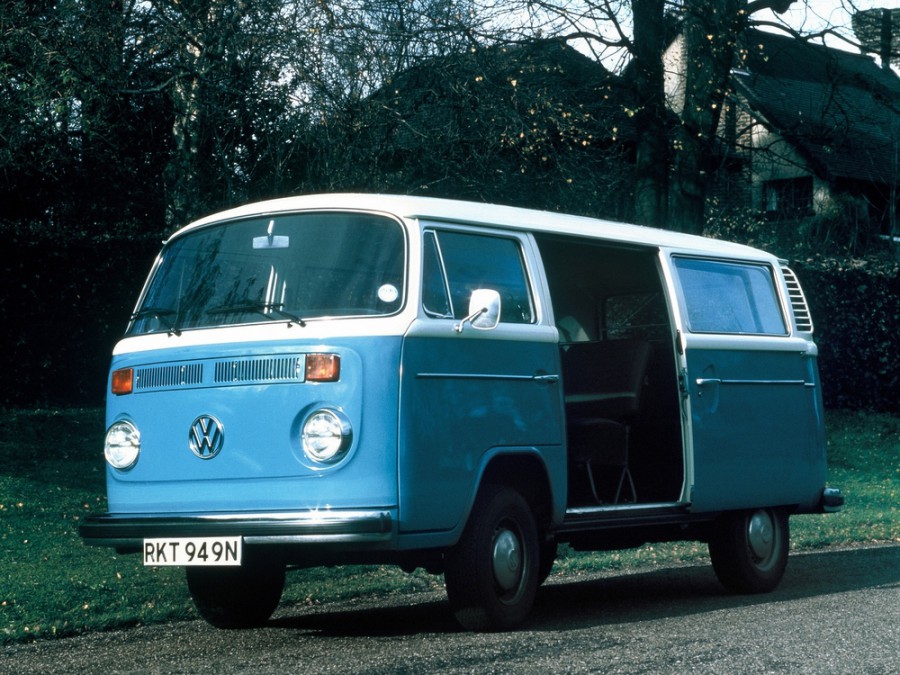 Volkswagen Transporter микроавтобус, 1970–1979, Т2 [рестайлинг], 1.6 MT (50 л.с.), характеристики