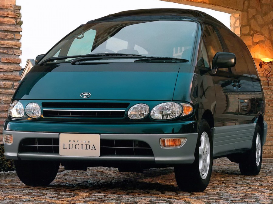 Toyota Estima Lucida минивэн 4-дв., 1990–1999, 1 поколение, 2.2DT AT 4WD (105 л.с.), характеристики