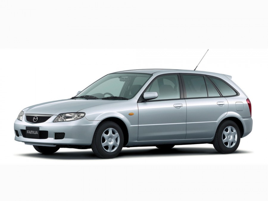 Mazda Familia хетчбэк 5-дв., 2000–2003, 9 поколение [рестайлинг], 1.5 AT 4WD (110 л.с.), характеристики