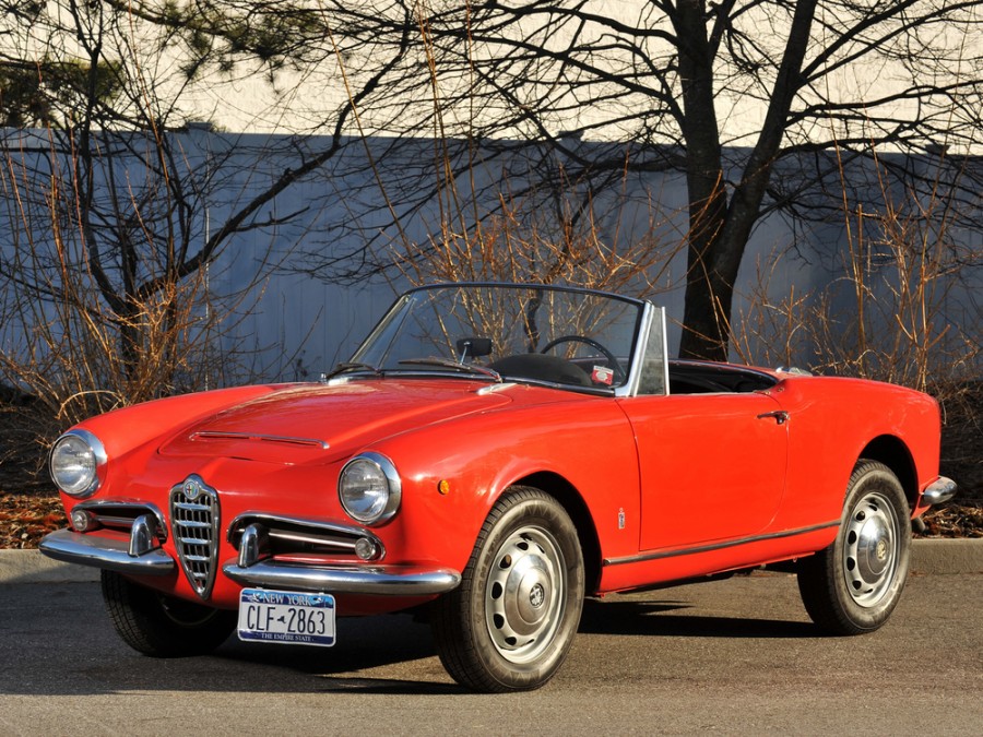 Alfa Romeo Giulia Spider кабриолет, 1962–1977, 105, 1600 Veloce MT (112 л.с.), характеристики